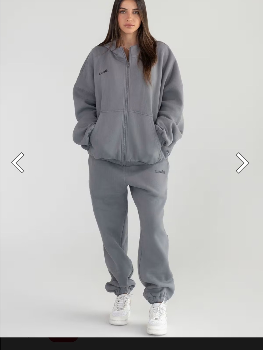 NWT COMFRT WOLFE GREY SWEATSUIT XXS/S